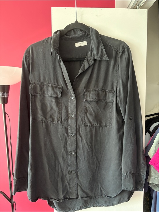 Aritzia Tops - Aritzia Black Utility Button-Up Shirt